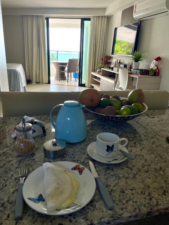 Tabatinga Residence Flat Pe Na Areia II Conde  Exterior foto